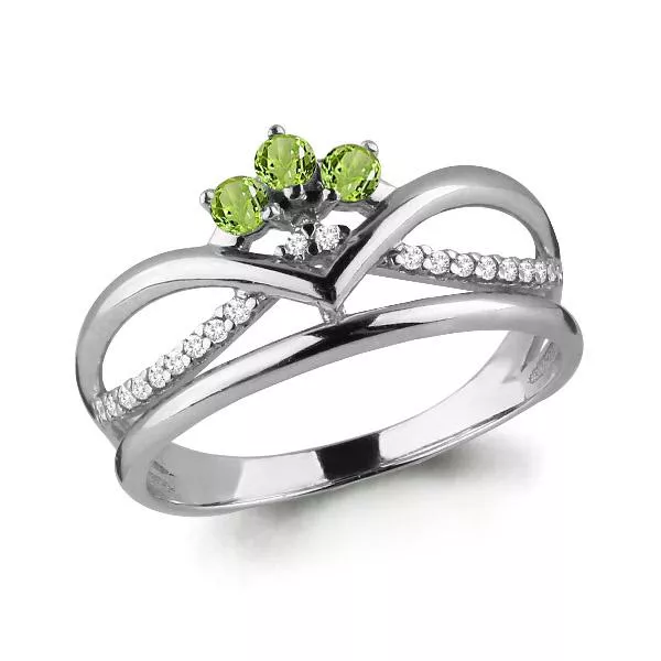 Кольцо из серебра, артикул LV6574007А