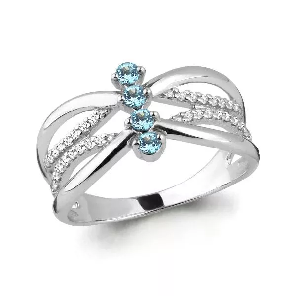 Кольцо, серебро, артикул LV6573905А