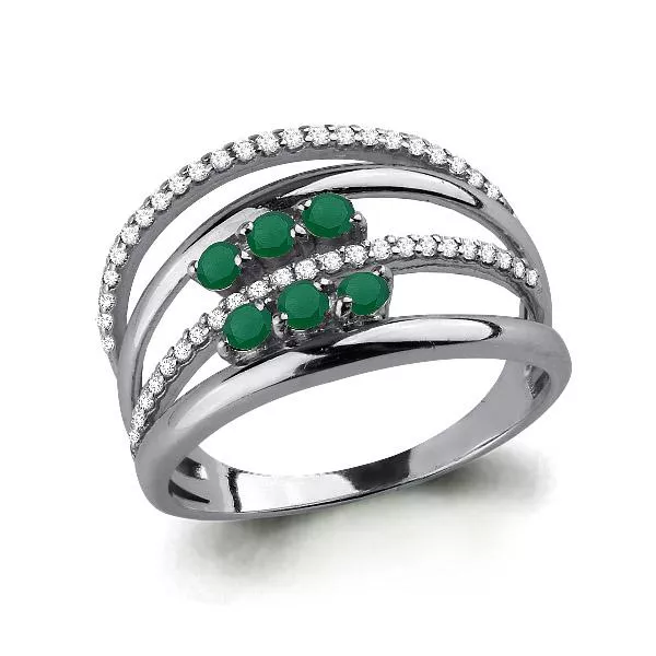 Кольцо из серебра, артикул LV6573709А