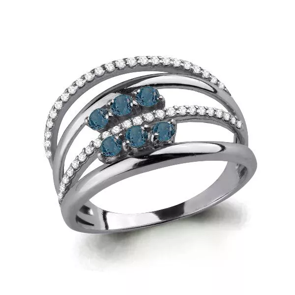 Кольцо, артикул LV6573708А, серебро