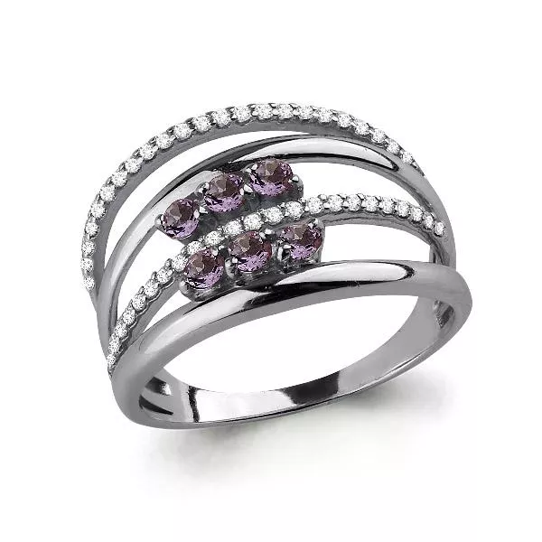 Кольцо, серебро, артикул LV6573704А