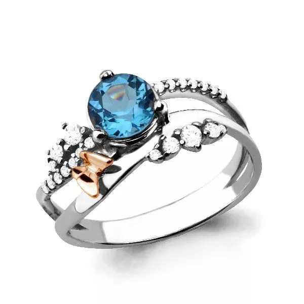 Кольцо, серебро, артикул LV6572205А