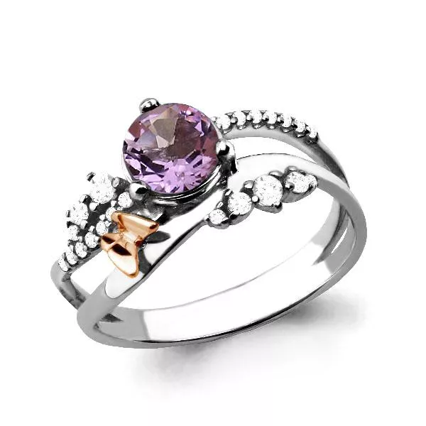 Кольцо из серебра, артикул LV6572204А