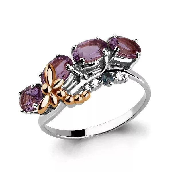 Кольцо, артикул LV6572032, серебро