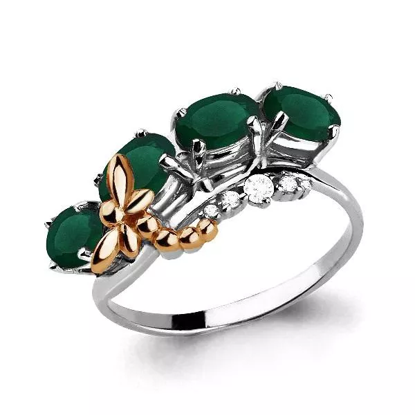 Кольцо из серебра, артикул LV6572009