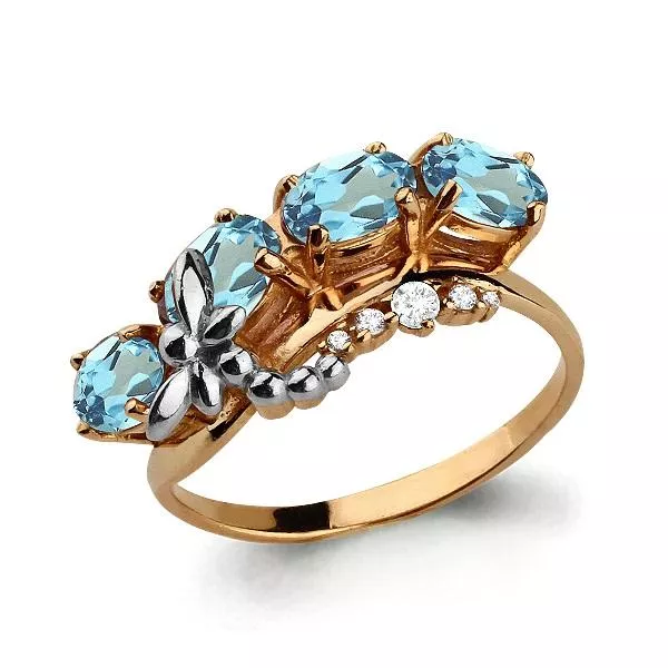 Кольцо из серебра, артикул LV6572005