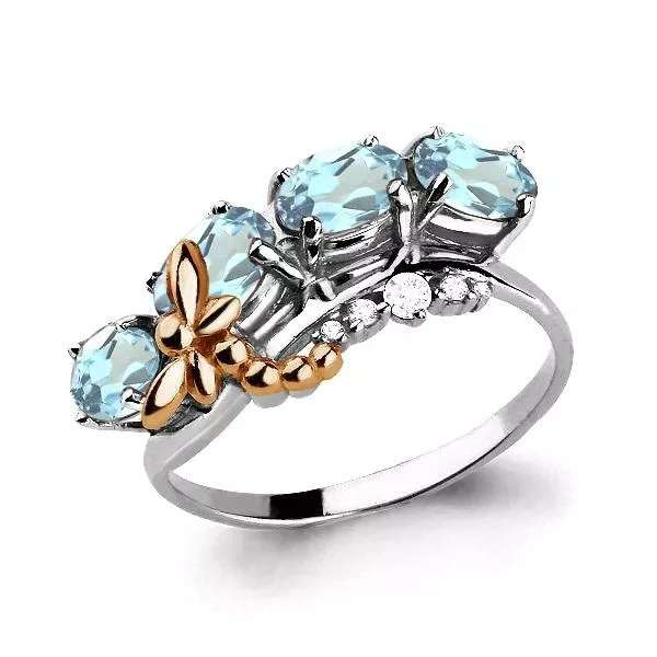 Кольцо из серебра, артикул LV6572002