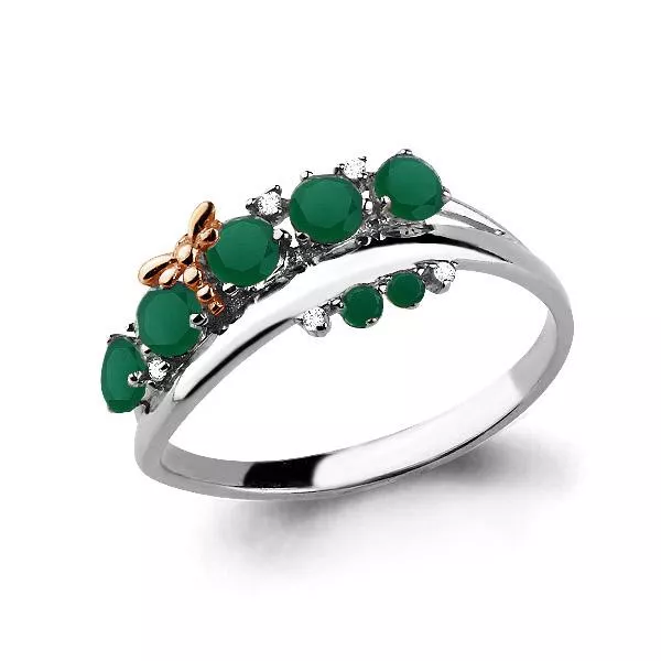 Кольцо из серебра, артикул LV6571909А