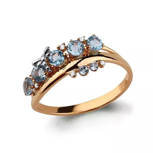 Кольцо из серебра, артикул LV6571905А