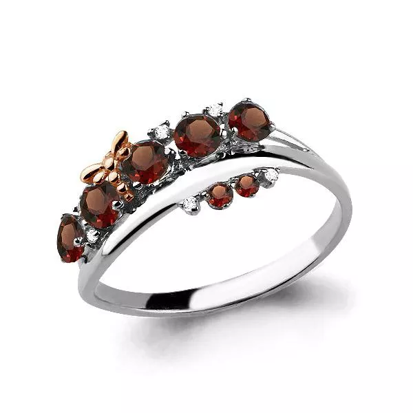 Кольцо, артикул LV6571903А, серебро