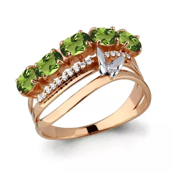 Кольцо из серебра, артикул LV6571607А