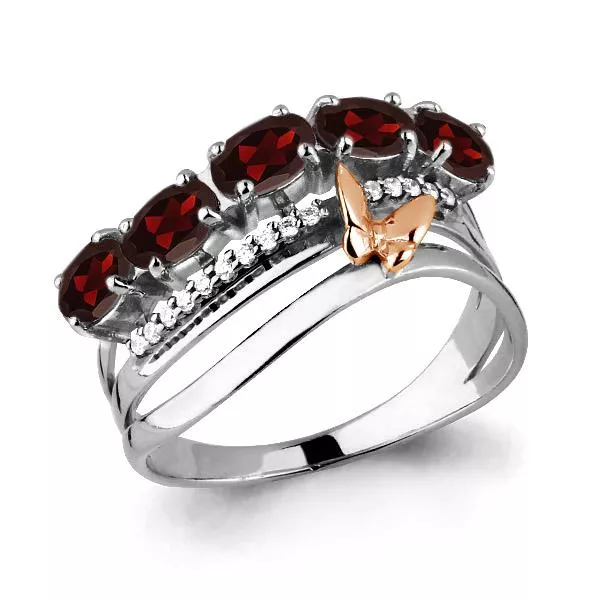 Кольцо, артикул LV6571603А, серебро