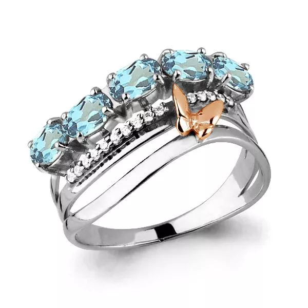 Кольцо, серебро, артикул LV6571602А