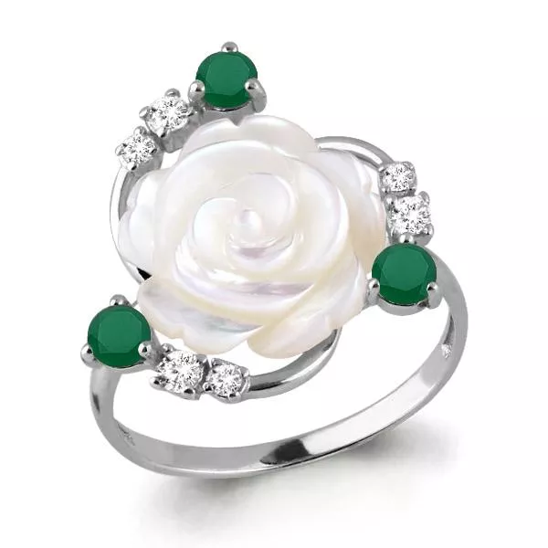 Кольцо из серебра, артикул LV6571009А