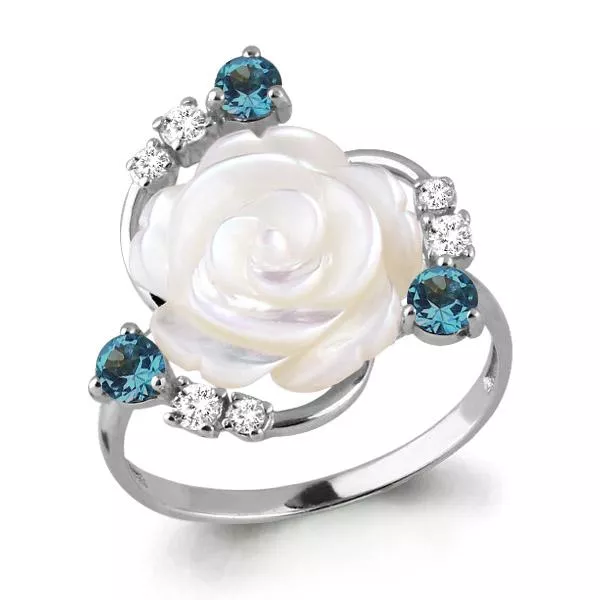 Кольцо, артикул LV6571008А, серебро