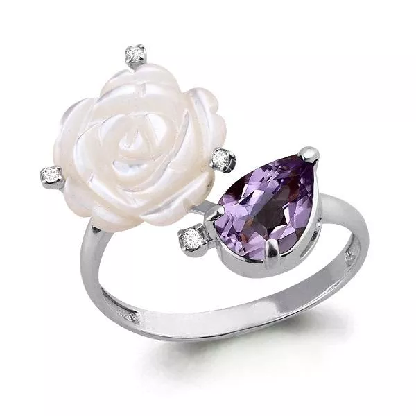 Кольцо, серебро, артикул LV6570904