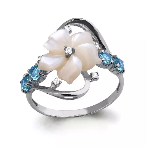 Кольцо, артикул LV6570805А, серебро