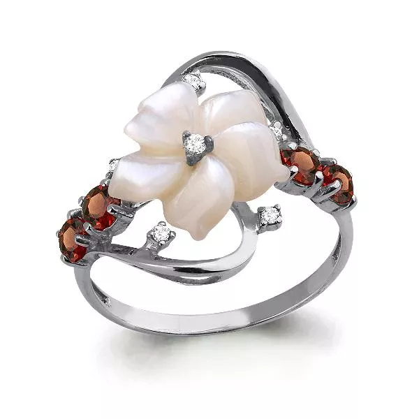 Кольцо, серебро, артикул LV6570803А