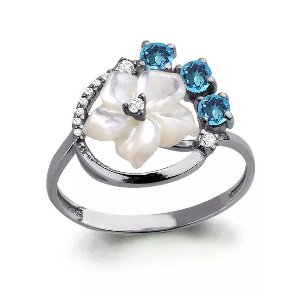 Кольцо из серебра, артикул LV6570705А