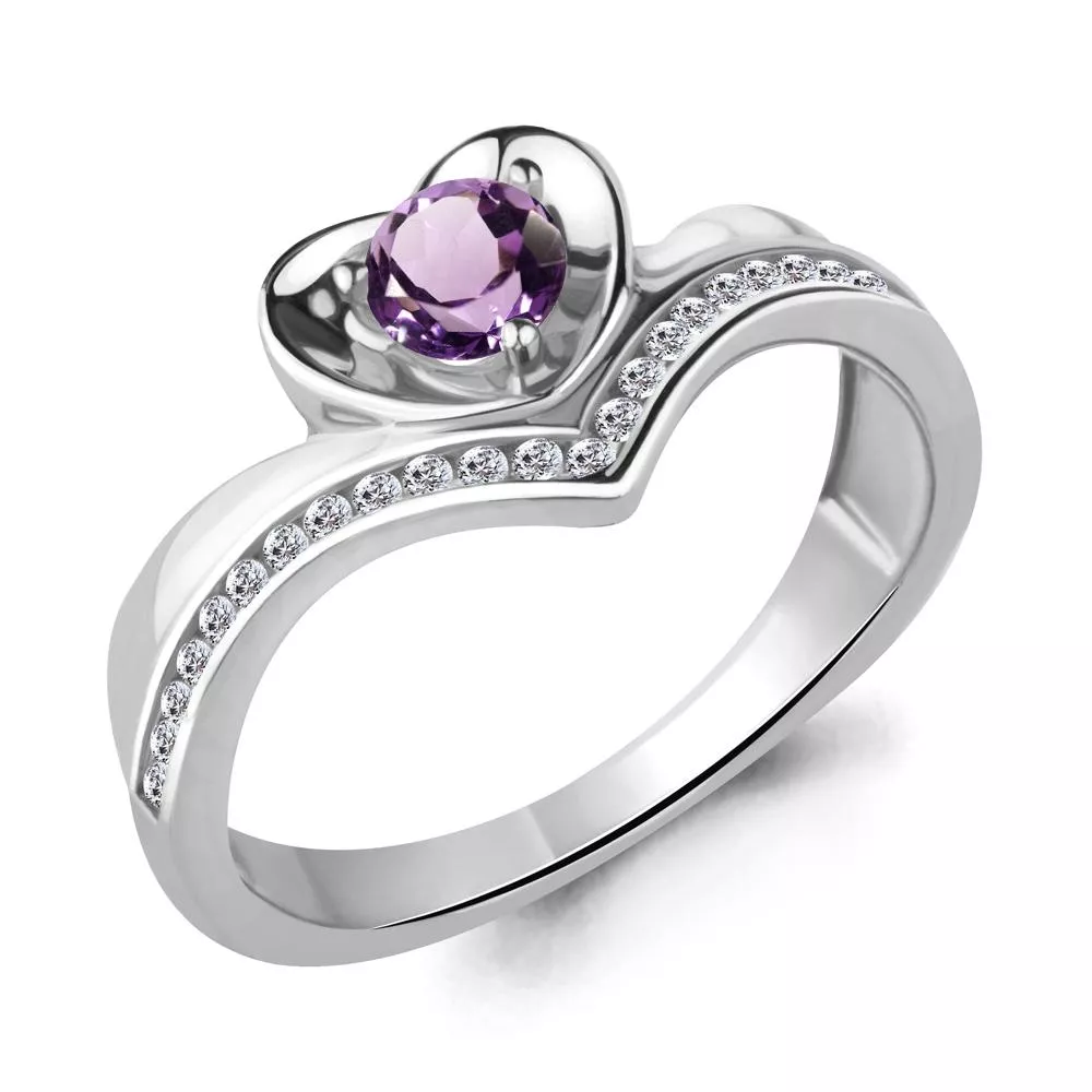 Кольцо из серебра, артикул LV6567404А