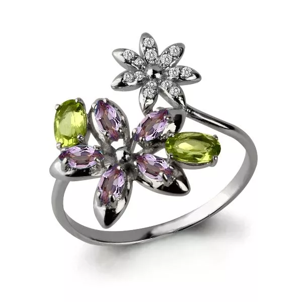 Кольцо, артикул LV6567204А, серебро