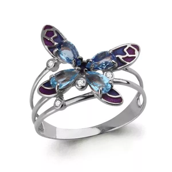 Кольцо, серебро, артикул LV6566305