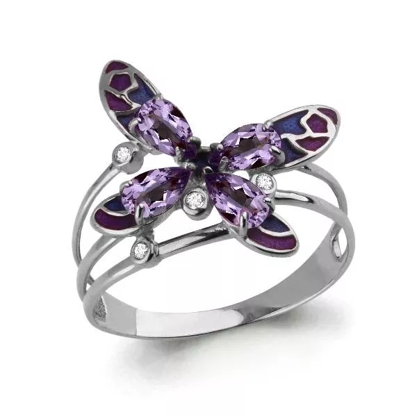 Кольцо, артикул LV6566304, серебро