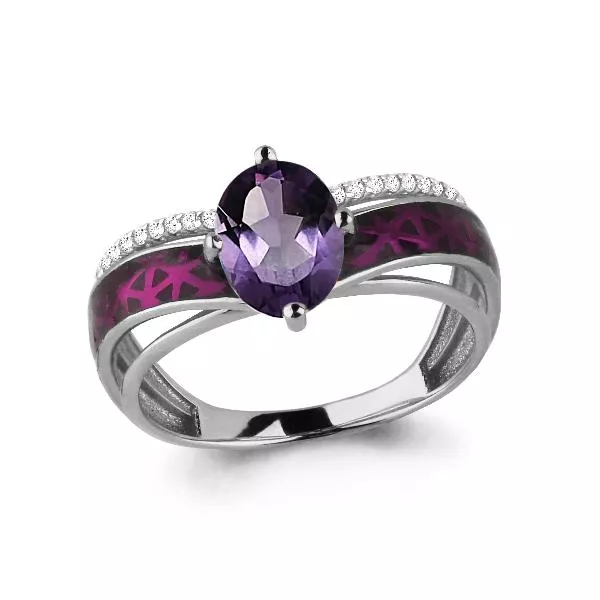 Кольцо, артикул LV6566204А, серебро