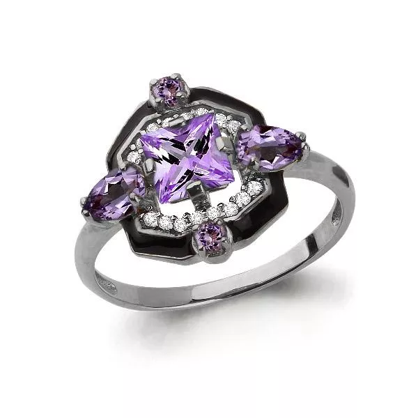 Кольцо из серебра, артикул LV6565904А