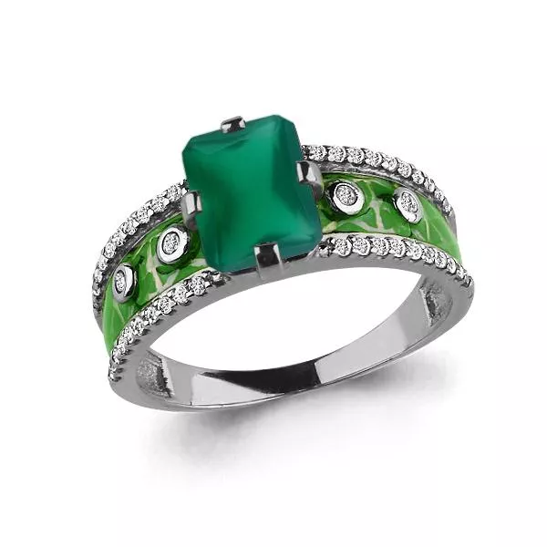 Кольцо, артикул LV6565809А, серебро