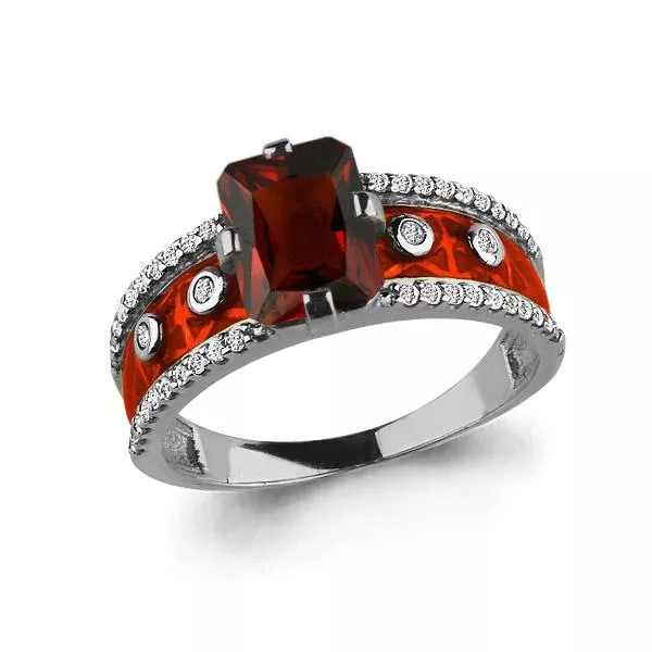 Кольцо, серебро, артикул LV6565803А