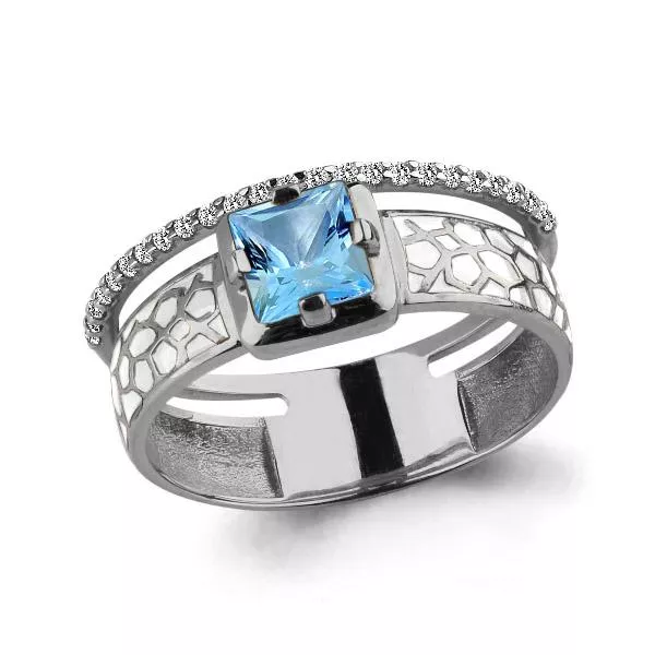 Кольцо, серебро, артикул LV6565705А