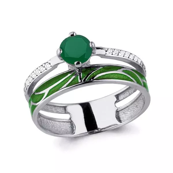 Кольцо, серебро, артикул LV6565609А