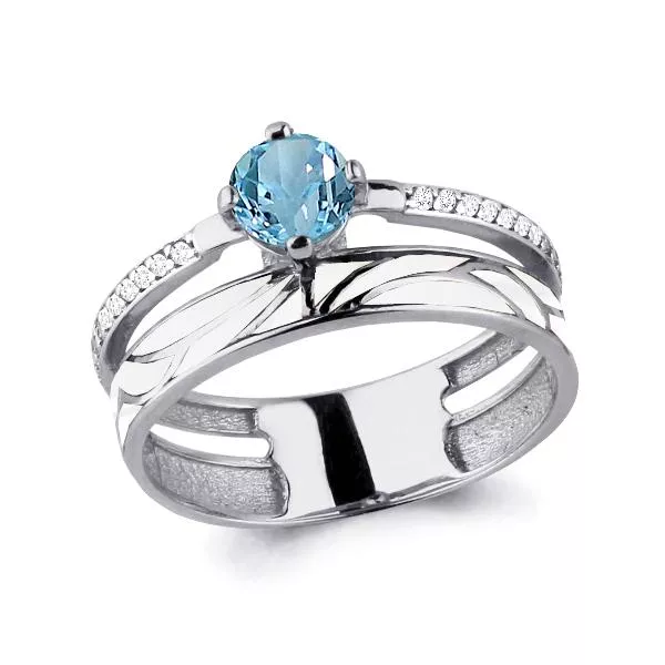 Кольцо, артикул LV6565605А, серебро