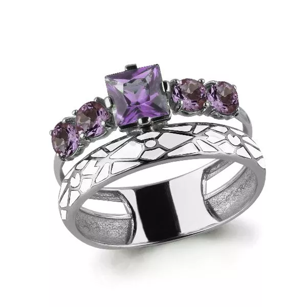 Кольцо, серебро, артикул LV6565504