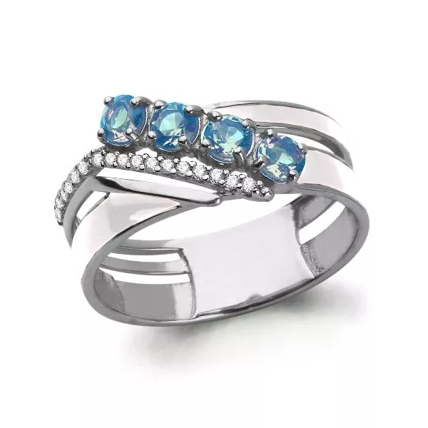 Кольцо, серебро, артикул LV6565405А