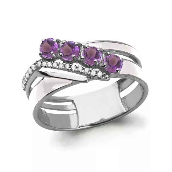 Кольцо, артикул LV6565404А, серебро