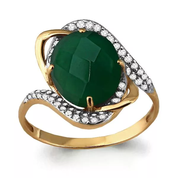 Кольцо из серебра, артикул LV6560409А