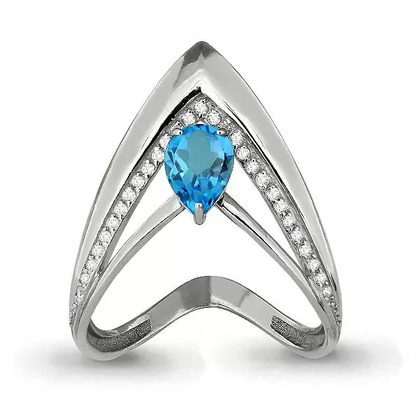 Кольцо из серебра, артикул LV6560205А