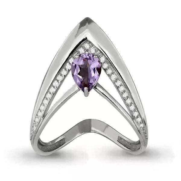 Кольцо, артикул LV6560204А, серебро