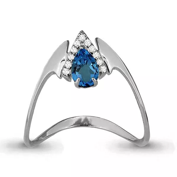 Кольцо, артикул LV6559608А, серебро