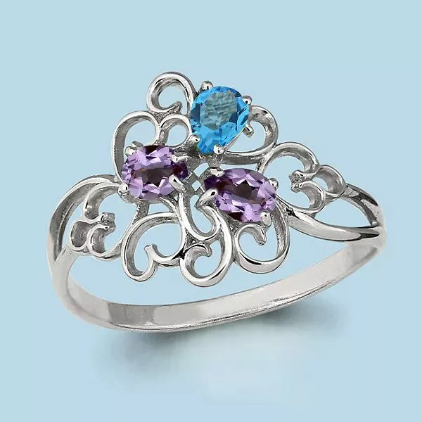 Кольцо, артикул LV6555630, серебро