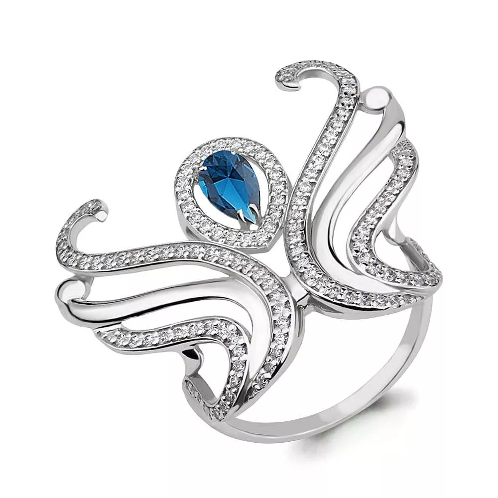 Кольцо, артикул LV6555408А, серебро