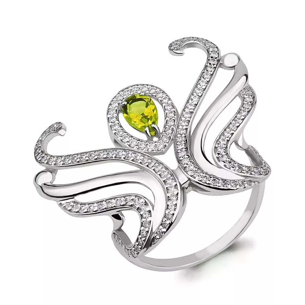 Кольцо из серебра, артикул LV6555407А