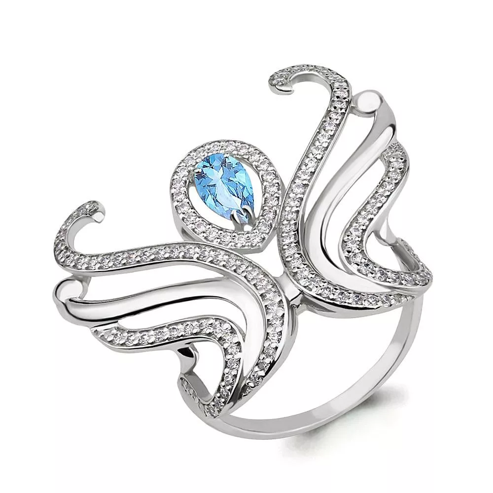 Кольцо, серебро, артикул LV6555405А