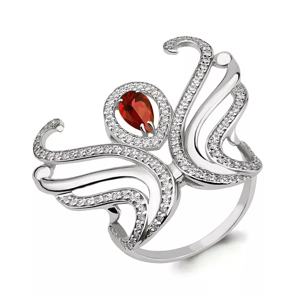 Кольцо из серебра, артикул LV6555403А