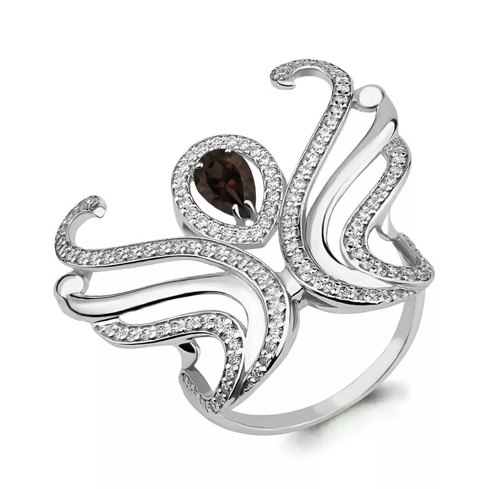 Кольцо, серебро, артикул LV6555401А