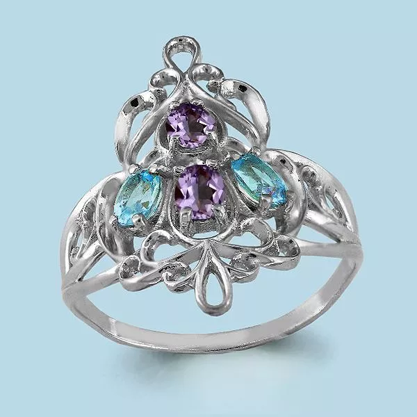 Кольцо из серебра, артикул LV6554730