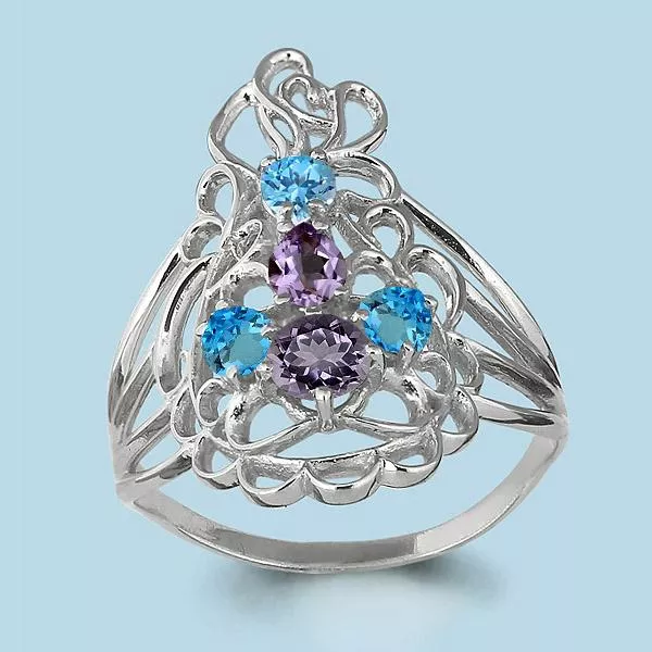 Кольцо, артикул LV6554630, серебро