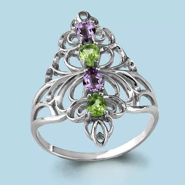 Кольцо из серебра, артикул LV6554504